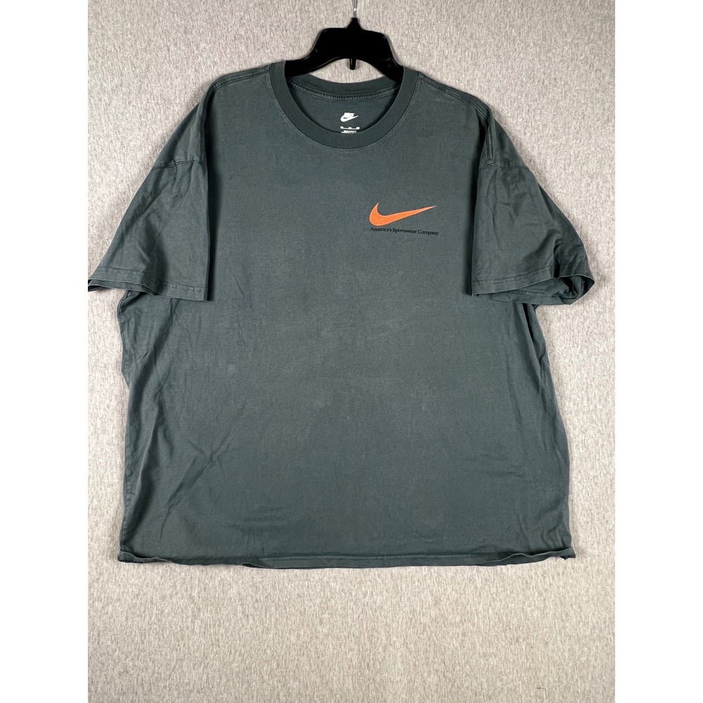 Nike Sportswear Nike Country Graphic T-Shirt Green XXL Orange Swoosh Van